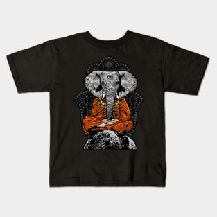 Zen Elephant Kids T-Shirt